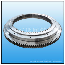 Worm drive slewing ring